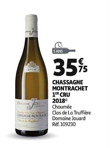 chassagne montrachet 1er cru 2018