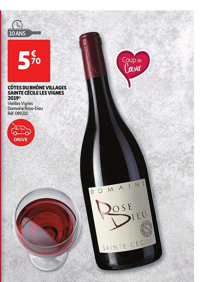 côtes du rhône villages sainte cécile les vignes 2019