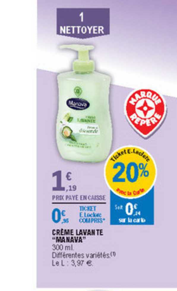 crème lavante "manava"