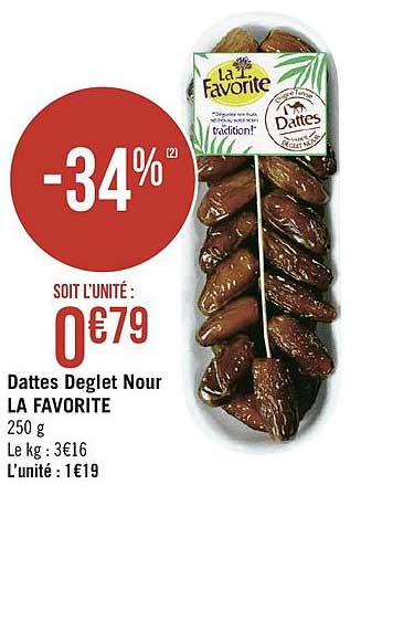 dattes deglet nour la favorite