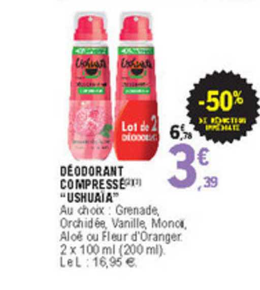 Déodorant Compressé "ushuaïa" -50% De Réduction Immédiate