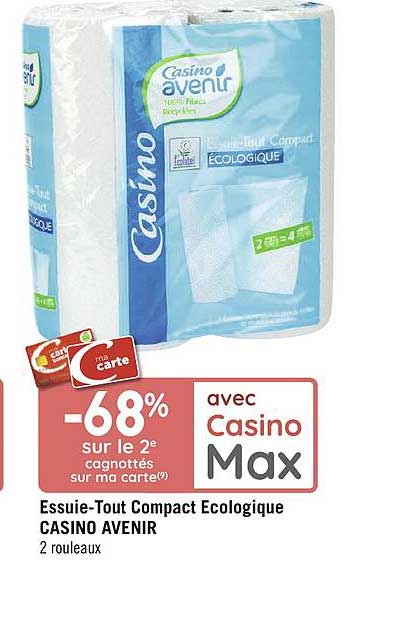 essuie tout compact écologique casino avenir