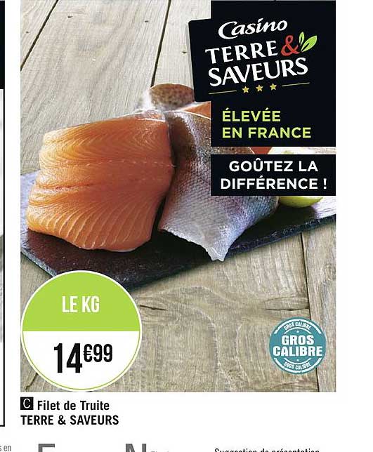 Filet De Truite Terre & Saveurs