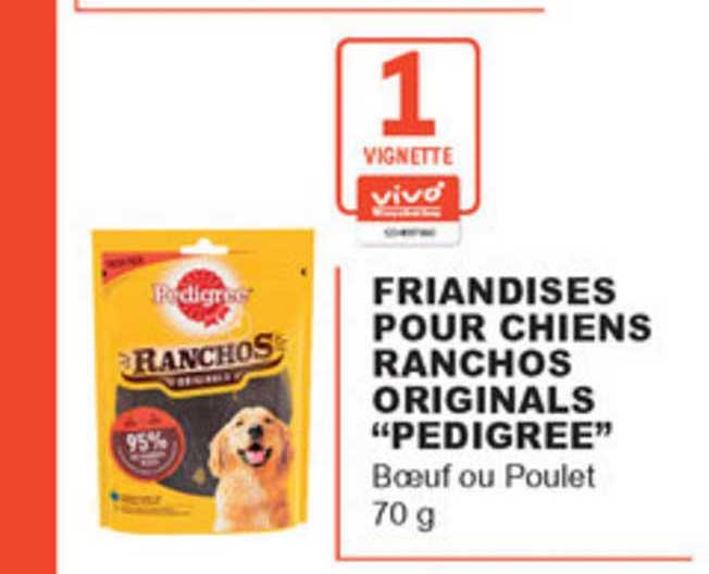 friandises pour chien ranchos originales "pedigree"