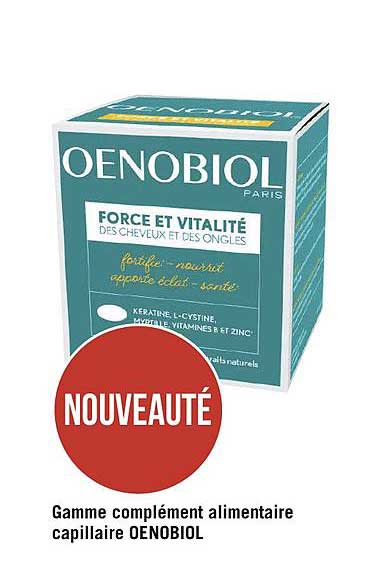 Gamme Complément Alimentaire Capillaire Oenobiol