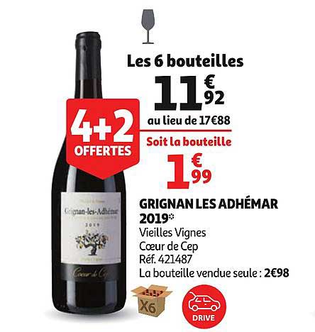 Grignan Les Adhémar 2019 4+2 Offertes