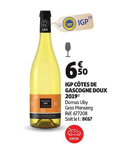 Igp Côtes De Gascogne Doux 2019