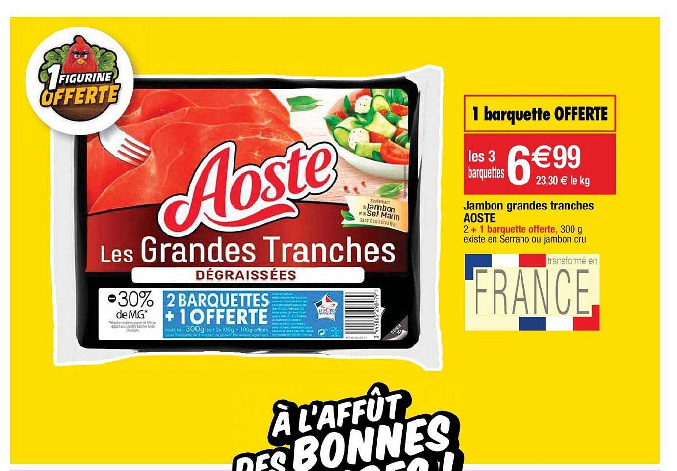 jambon grandes tranches aoste