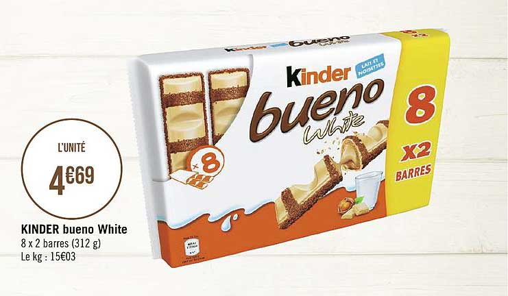 Kinder Bueno White