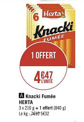 Knacki Fumée Herta