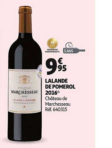 lalande de pomerol 2016
