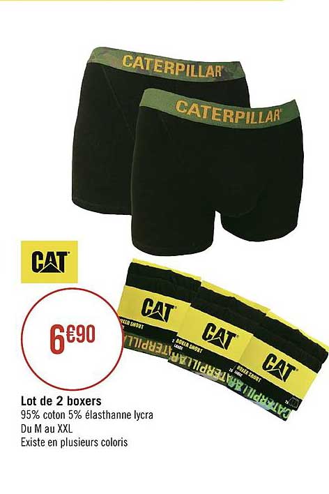 Lot De 2 Boxers Cat