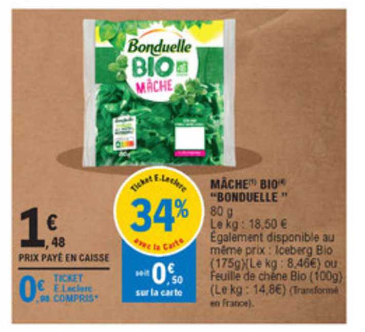 Mâche Bio "bonduelle"