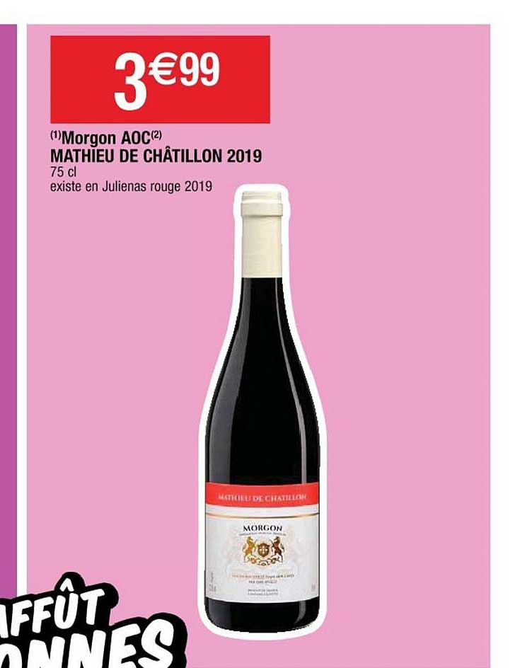morgon aoc mathieu de châtillon 2019