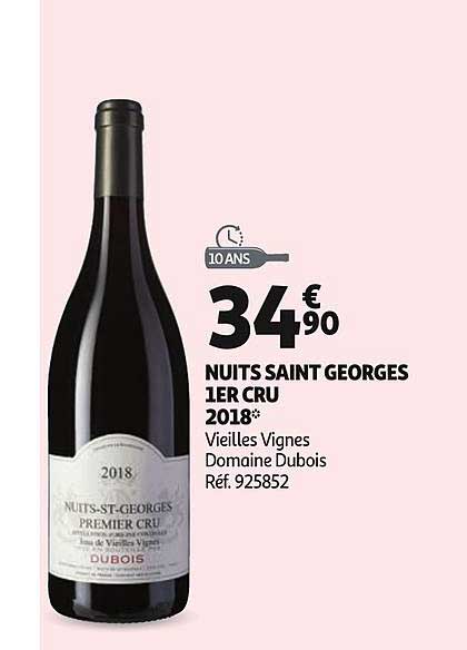 nuits saint georges 1er cru 2018