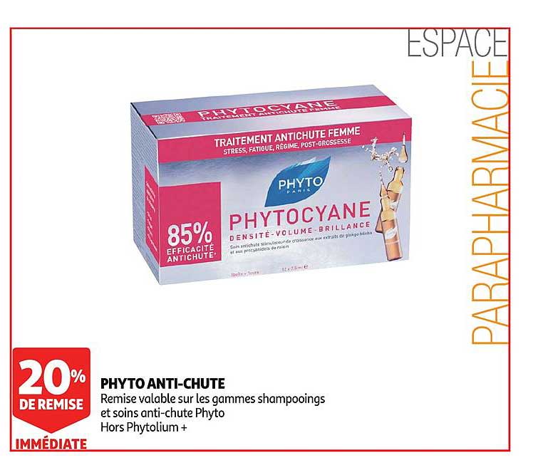 phyto anti chute 20% de remise immédiate