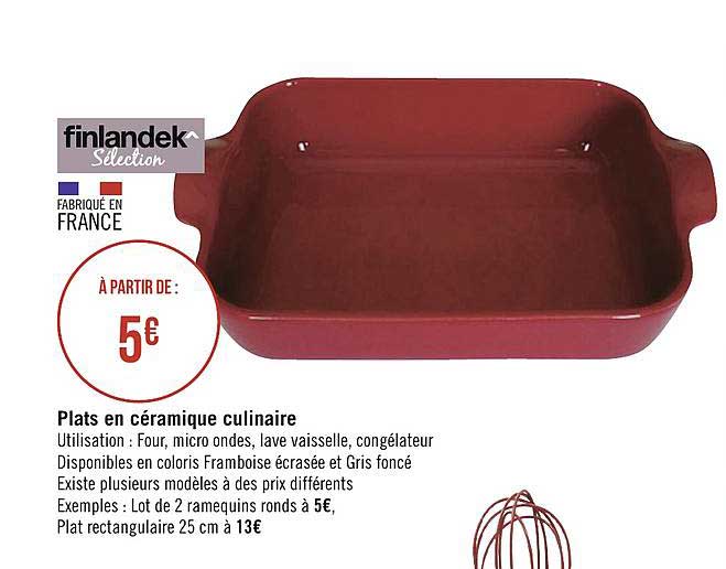 plats en céramique culinaire finlandek sélection