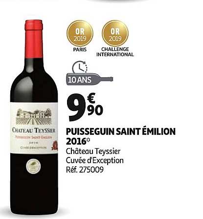 puisseguin saint émilion 2016