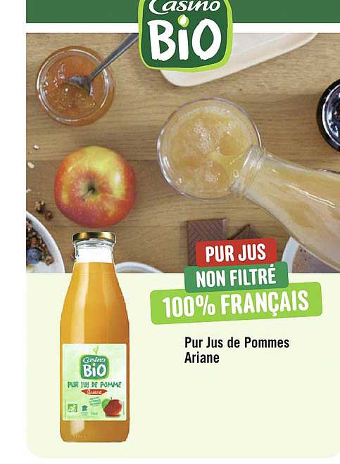 pur jus de pommes ariane