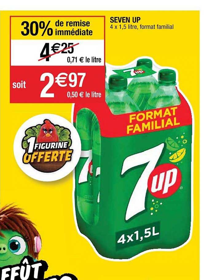 seven up 30% de remise immédiate