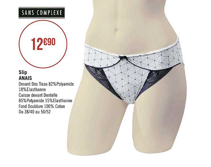 slip anais sans complexe
