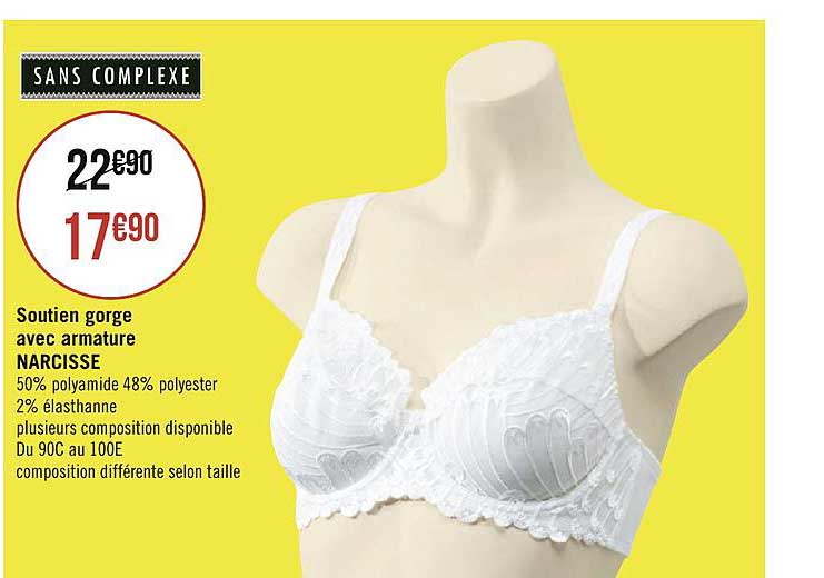 Soutien Gorge Avec Armature Narcisse Sans Complexe