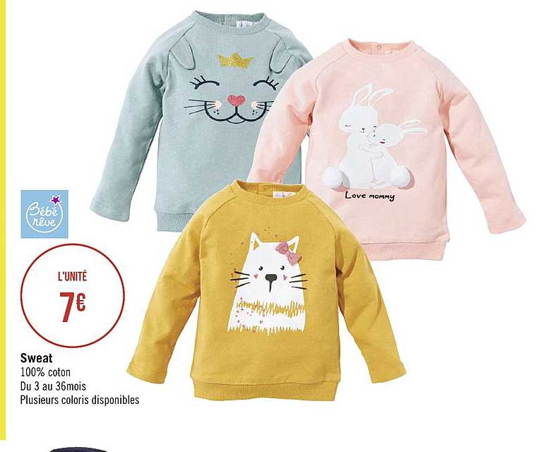 Sweat Bébé Rêve