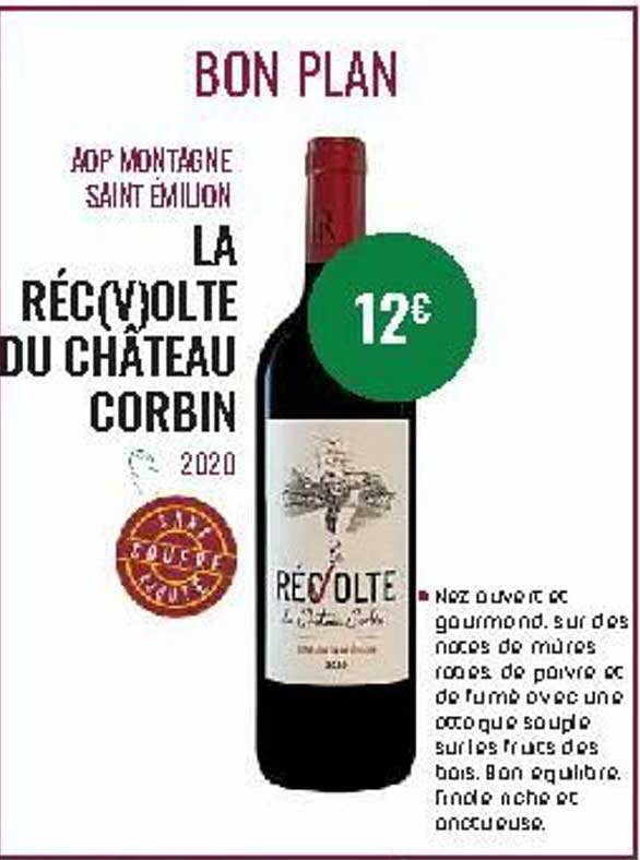 aop montagne saint émilion la réc(v)olte du château corbin 2020