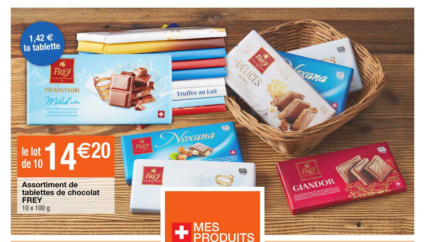 Assortiment De Tablettes De Chocolat Frey