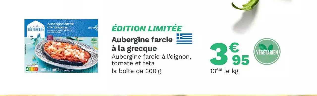 Aubergine Farcie à La Grecque