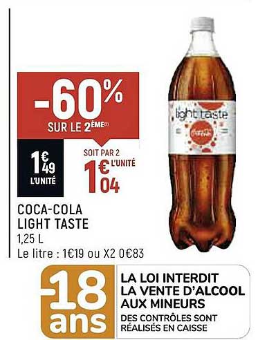 coca-cola light taste