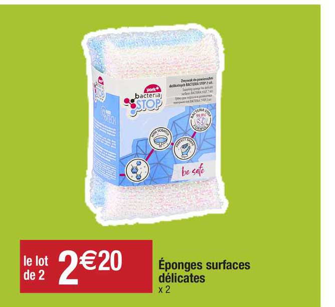 éponges Surfaces Délicates