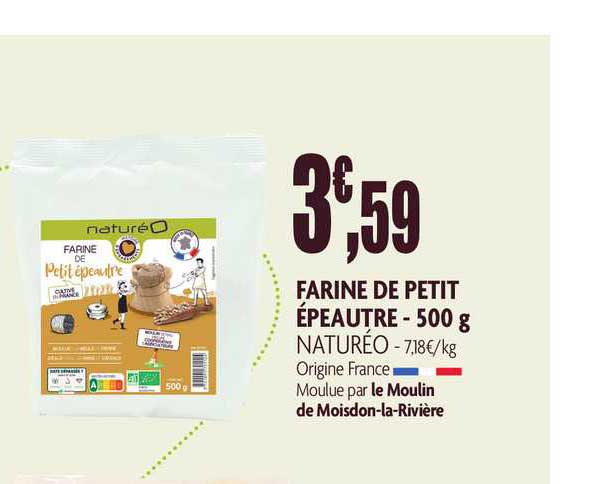 Farine De Petit épeautre - 500 G