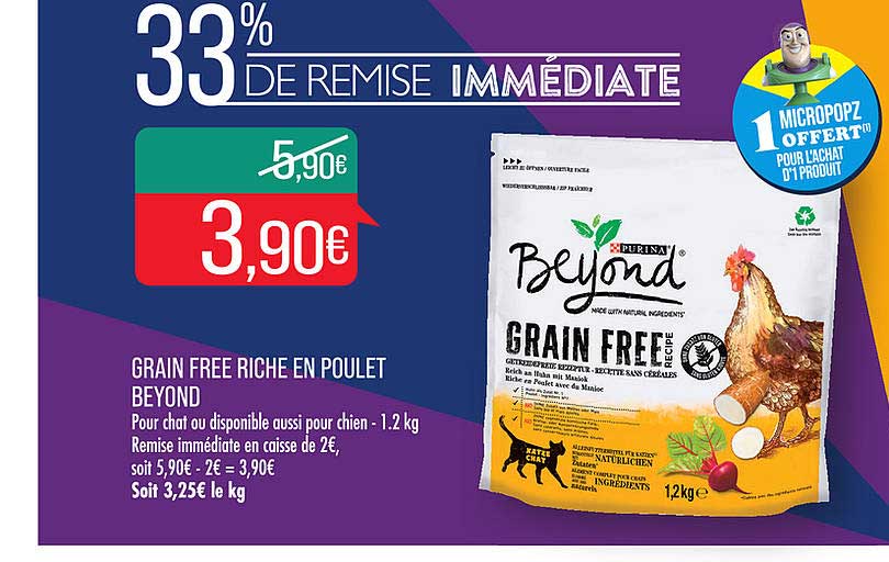 grain free riche en poulet beyond