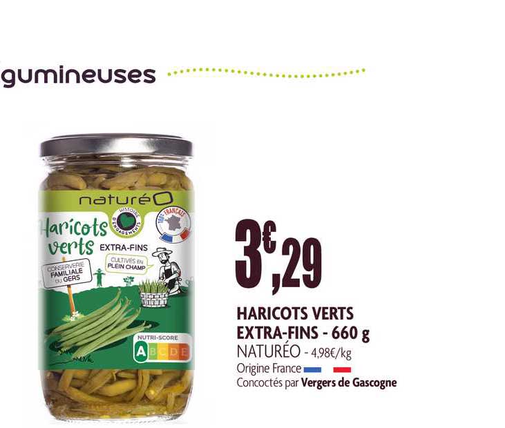 haricots verts extra-fins - 660 g