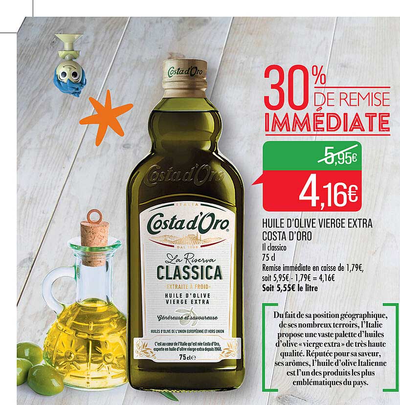 huile d'olive vierge extra costa d'oro