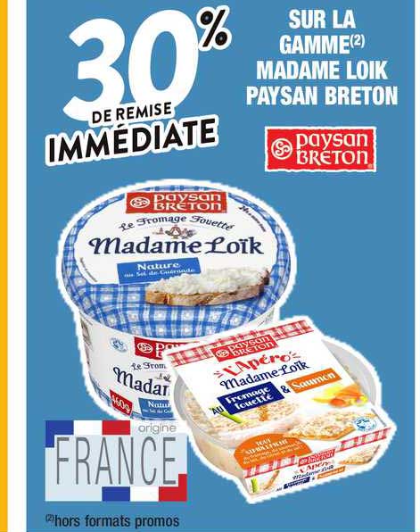 la gamme madame loïk paysan breton