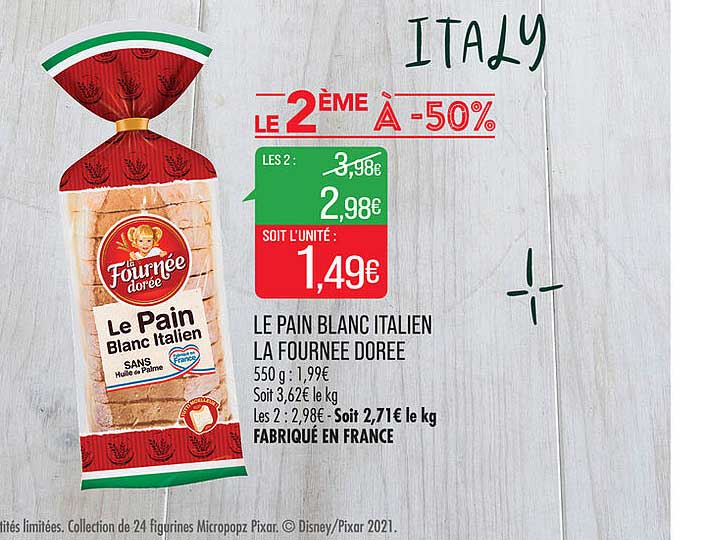le pain blanc italien la fournée dorée