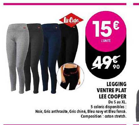 legging ventre plat lee cooper
