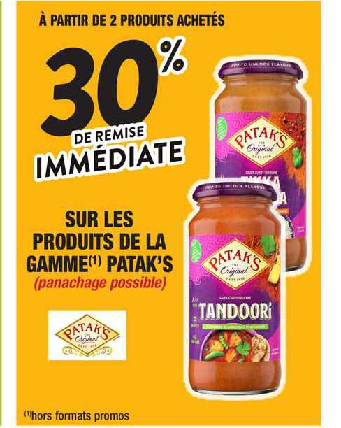 Les Produits De La Gamme Patak's