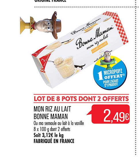 mon riz au lait bonne maman