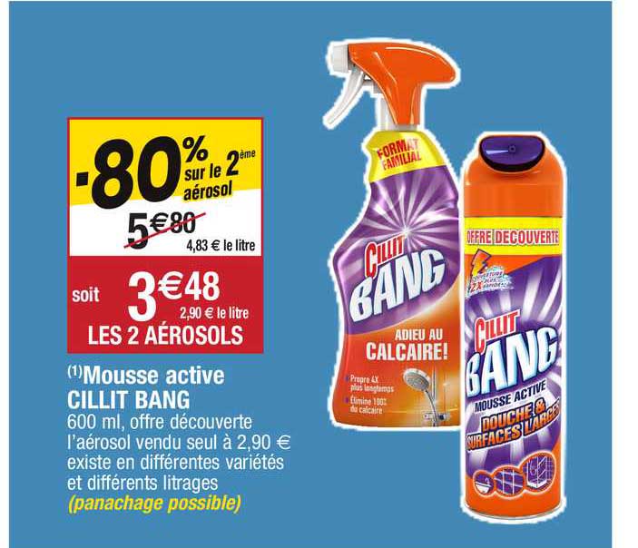 mousse active cillit bang