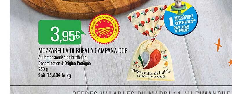 Mozzarella Di Bufala Campana Dop