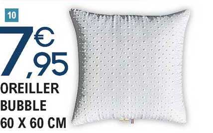 oreiller bubble 60 x 60 cm