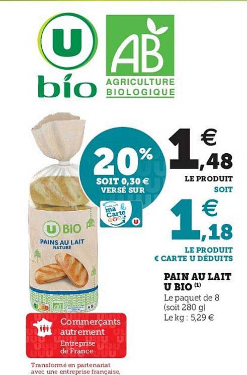 Pain Au Lait U Bio