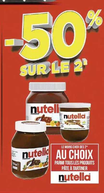 Produits Pâte à Tartiner Nutella