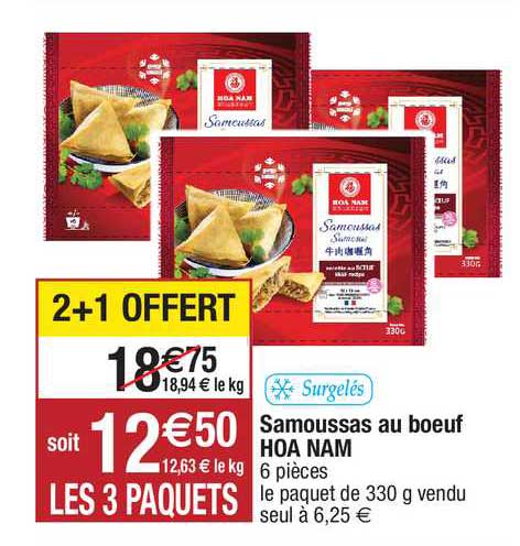 samoussas au bœuf ha nam