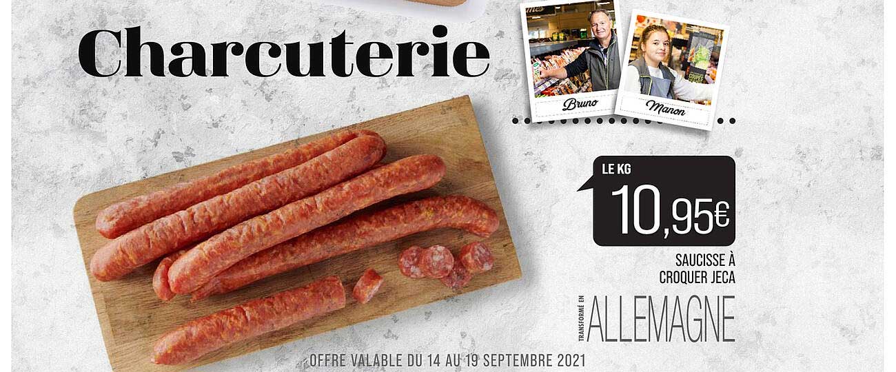 saucisse à croquer jeca