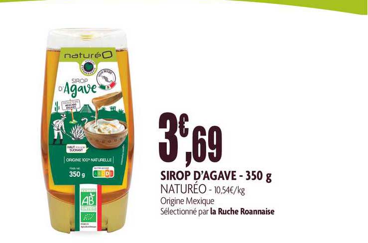 sirop d'agave - 350 g