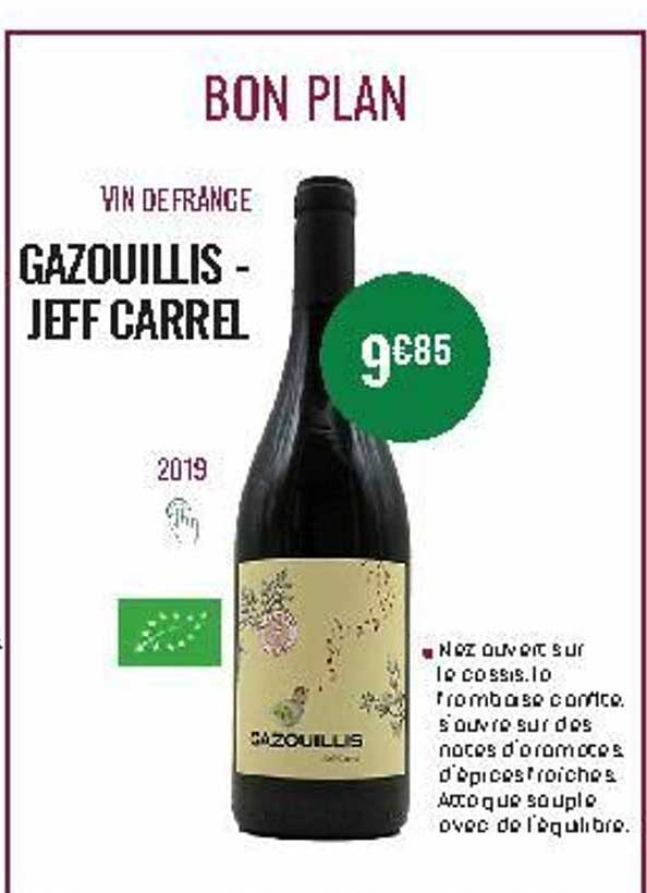 vin de france gazouillis - jeff carrel 2019
